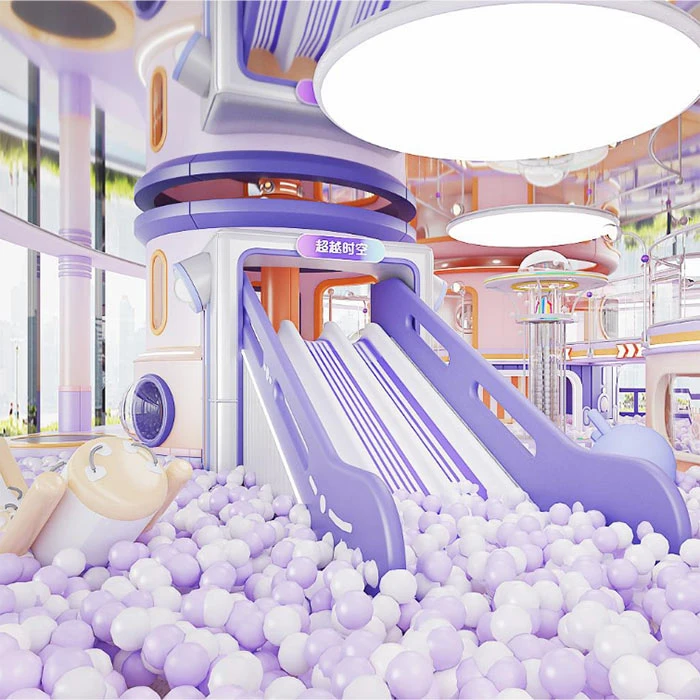 info-1-1 Purple Fantasy Theme Indoor Soft Playground