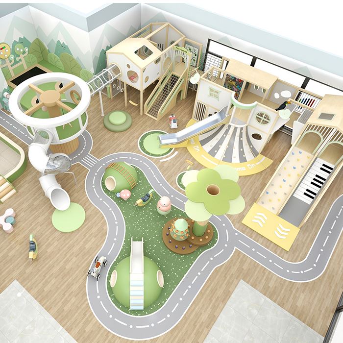 Indoor Play Cafe Case in Chicago, USA high quality